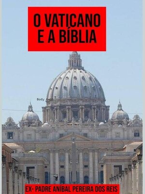 cover image of O Vaticano e a Bíblia com Comentários